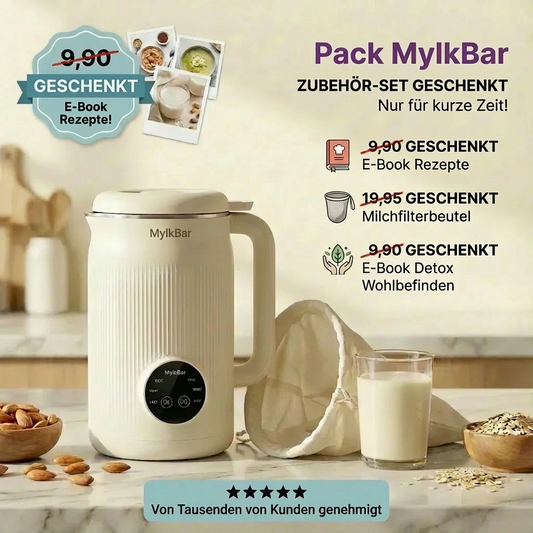 MylkBar – Deine 8-in-1 Pflanzenmilch-Maschine