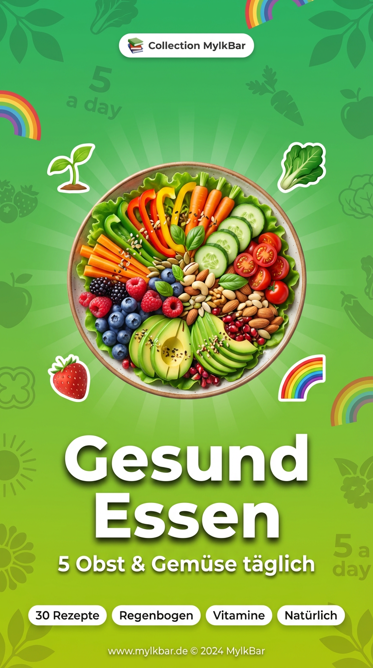 MylkBar® Gesund Essen: 30 bunte Rezepte für deine "5 am Tag" (E-Book)