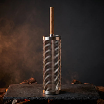GrillBar – Rollender Edelstahl-Grillkorb