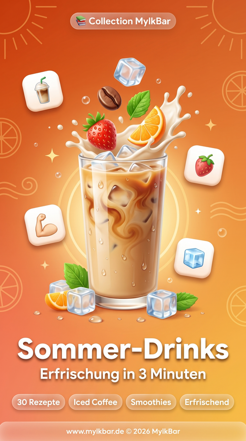 MylkBar® Sommer-Drinks Guide: 30 erfrischende Rezepte für Iced Coffee, Smoothies & mehr (E-Book)
