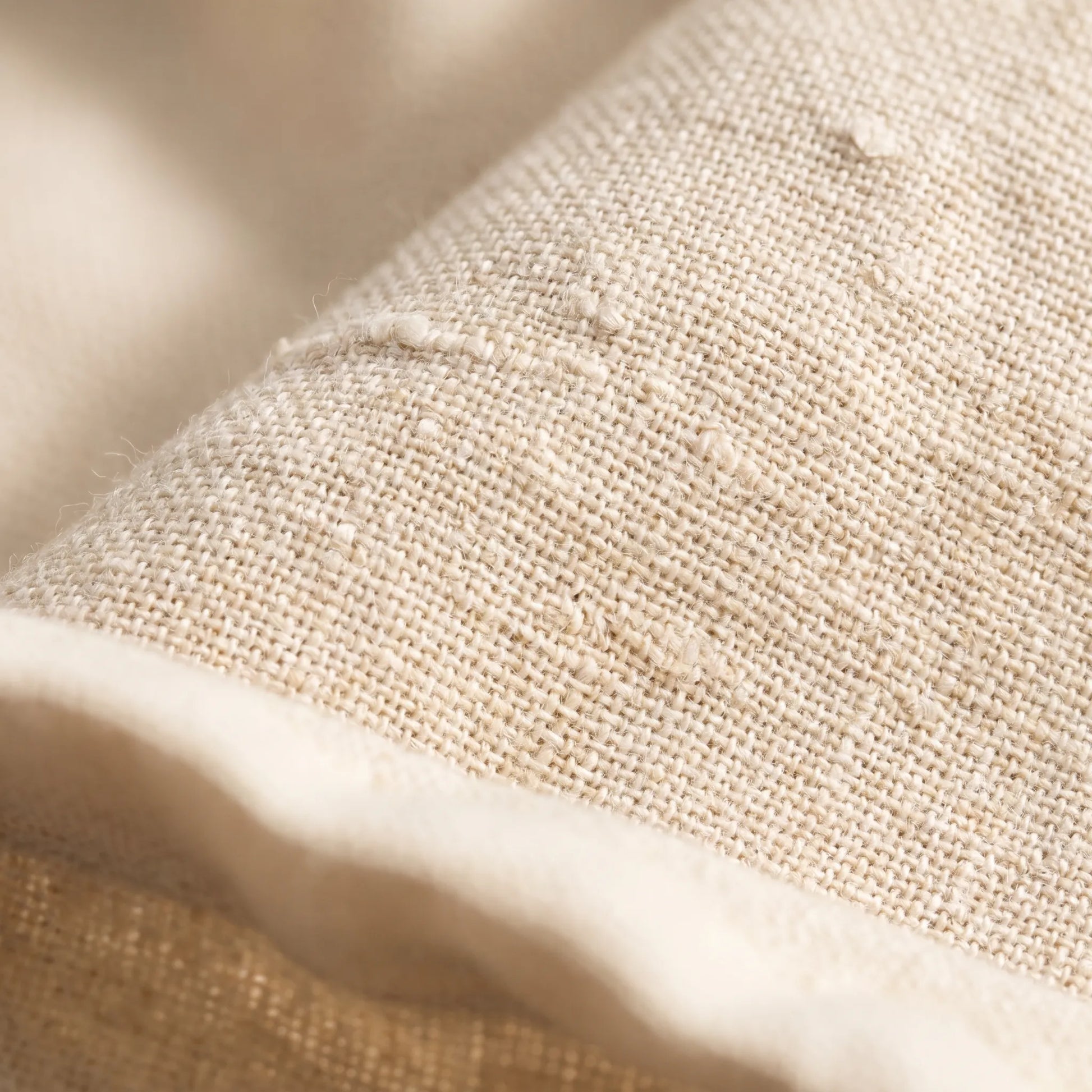 Detail Baumwoll-Leinen Stoff Textur