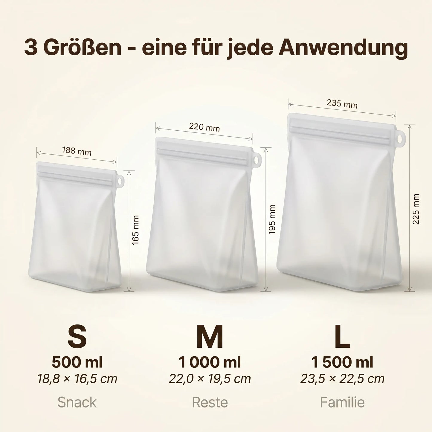 HaltBar Vorteile — BPA-frei, spülmaschinenfest, Mikrowelle, Sous-vide, 1000× wiederverwendbar