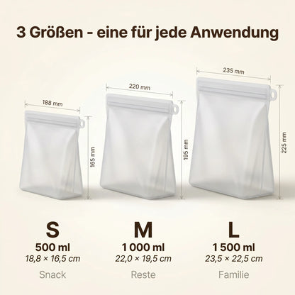 HaltBar Vorteile — BPA-frei, spülmaschinenfest, Mikrowelle, Sous-vide, 1000× wiederverwendbar