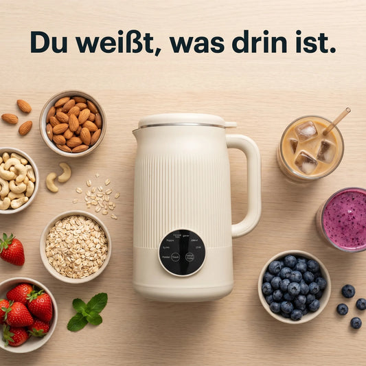 MylkBar – Dein Sommer-Barista: Iced Latte, Smoothies & frische Pflanzenmilch in 3 Min